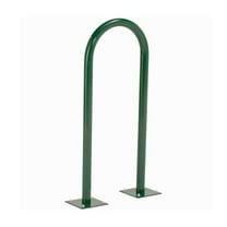 Global Industrial U-Rack Bike Rack 2-Bike Capacity Flange Mount Green