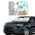 thumbnail image 4 of Windshield Sun Shade Foldable Car Front Window Sunshade For Car Suv Trucks Vans - Best Heat Shield Blocker Visor Cover Blocks Uv Rays And Keeps Your Vehicle Cool-Medium, 4 of 5