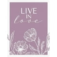 thumbnail image 2 of Allen, Kimberly 25x32 White Modern Wood Framed Museum Art Print Titled - Live in Love, 2 of 4