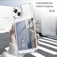 thumbnail image 4 of Funda TEKKU porta Tarjetas para iPhone 15 Transparente, 4 of 8