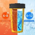 thumbnail image 5 of Lsque duck floating in the pool Pattern Travel Coffee Mug 16oz: Insulated Coffee Cup with Leakproof Lid, Coffee Tumbler, Reusable Coffee Cups with Seal Lid, 5 of 8