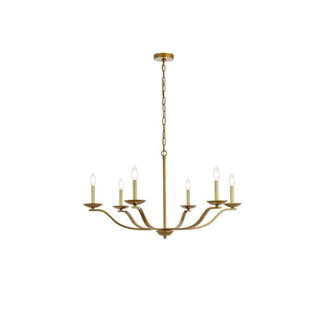 Living District LD641D36BR Pendentif 36 Po Trey en Laiton