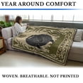 thumbnail image 4 of Pure Country Weavers Scorpio Botanical Blanket Tapestry Throw Woven from Cotton - Made in The USA (72x54), 4 of 8