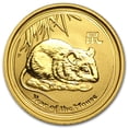 thumbnail image 1 of 2008 Australia 1/10 oz Gold Lunar Mouse BU (Series II), 1 of 3