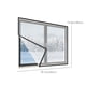 thumbnail image 3 of Película aislante para ventanas de invierno, cortina térmica ABS transparente y resistente al viento, 150 x 160 cm/180 x 200 cm, lámina aislante autoadhesiva anticongelante para climas fríos., 3 of 7