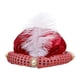 thumbnail image 2 of Sombreros de Turbante de Sultán, Sombreros Árabes, Decoraciones, Sombrero de Príncipe, Sombrero de Sultán para Fiesta Temática, Halloween, Carnaval, a rojo, 2 of 8