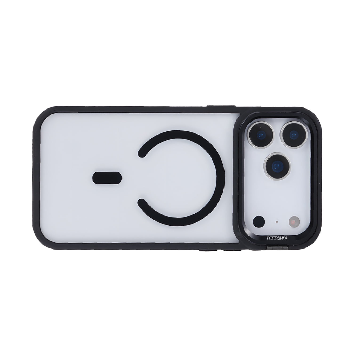 Clear Camera Stand MagSafe Case for iPhone 17 Pro - Black
