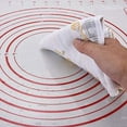 thumbnail image 5 of 2 Pack - Non-Stick Silicone Baking Mat - (11.8'x15.7'inch) Pastry Mat with Measurements Perfect for for Pizza, Cake, Fondant, Cookies and Bread Making - Small, 5 of 5