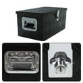 thumbnail image 6 of ALL-CARB 20 Inch Aluminum Tool Box Trailer Tongue Tool Box Organizer Black With Lock Key, 6 of 6