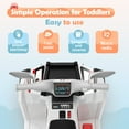 thumbnail image 2 of TOKTOO 6V 7Ah Powered Ride-on ATV for Toddler Aged 1-3 Year Old, Electric 4-Wheeler Toy Car w/ Horn, Music Player, Quad Bike-White, 2 of 11