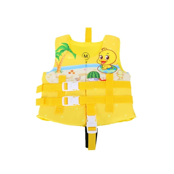 Txlixc Chaleco salvavidas para nadar para niños, chaleco salvavidas con estampado de animales de dibujos animados con hebillas bloqueables Txlixc Moda