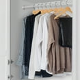 thumbnail image 4 of Casafield 20 Wooden Suit Hangers, Natural - Non-Slip Pant Bar & Swivel Hook, 4 of 7