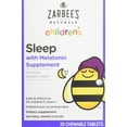 thumbnail image 5 of Zarbee's Naturals Children's Sleep Melatonin Supplement Chewable Tablets Grape Flavor - 30 ct, Pack of 2, 5 of 5