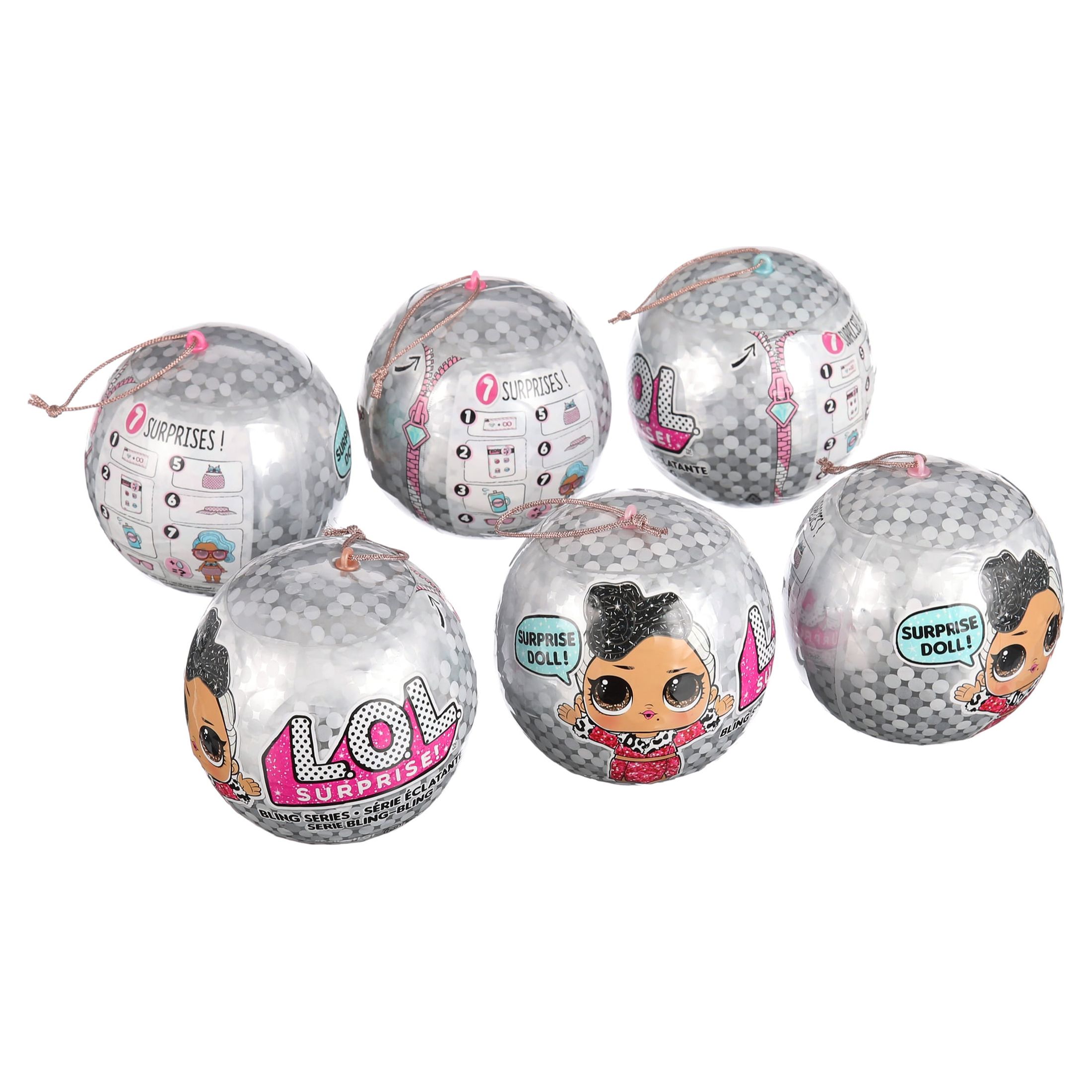 LOL Surprise Bling Series Doll Playset, 6 Pieces, Great Gift for Kids Ages 4 5 6+ - image 5 of 8