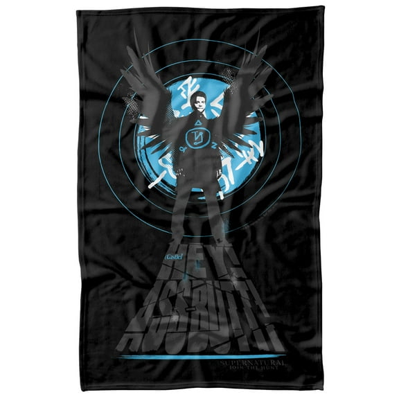 Supernatural Hey Ass Butt Fleece Blanket 36' x 58'