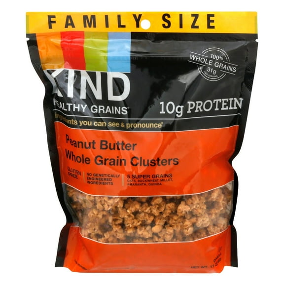 Kind Healthy Grains Peanut Butter Clusters Granola - 17 oz