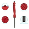 thumbnail image 4 of CHYVARY 9ft LED Patio Umbrella Round Market Outside Table Umbrella for Deck, Poolside and Patio, Red, 4 of 9