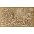 thumbnail image 3 of Giulio Romano 18x12 Black Modern Framed Museum Art Print Titled - Cephalus Grieves for Procris (ca. 1530), 3 of 5