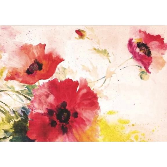 Note Card Watercolor Poppies (Other)