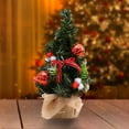 thumbnail image 7 of Jacenvly New Christmas Ornaments Sets 8 Inches Mini Christmas Tree Christmas Decoration Supplies Desktop Ornaments Scene Decoration Props Empty Hall Kitchen Ornaments Holiday Gifts Fall Decor, 7 of 7