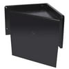 Tile Redi RLCorner Redi Ledge 15-1/2" x 12" x 8" Corner Shaving Step Black