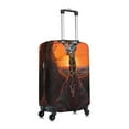 thumbnail image 3 of Daiia Tree Hollow Meditating Giraffe Luggage Cover, Thickened Washable Travel Luggage Covers, Elastic Unique Baggage Covers for 18-20 inch Luggage-Medium, 3 of 9