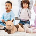 thumbnail image 4 of Hearth & Gear Peluche Douce Réaliste pour Enfants, Poupée Cheval Câline de Collection, 4 of 5