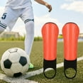thumbnail image 3 of 1 Pair Flexible Stable Shin Guards Reinforced Straps Comfortable Fit Improved Shock Resistance Shin Protection for Football, 3 of 7