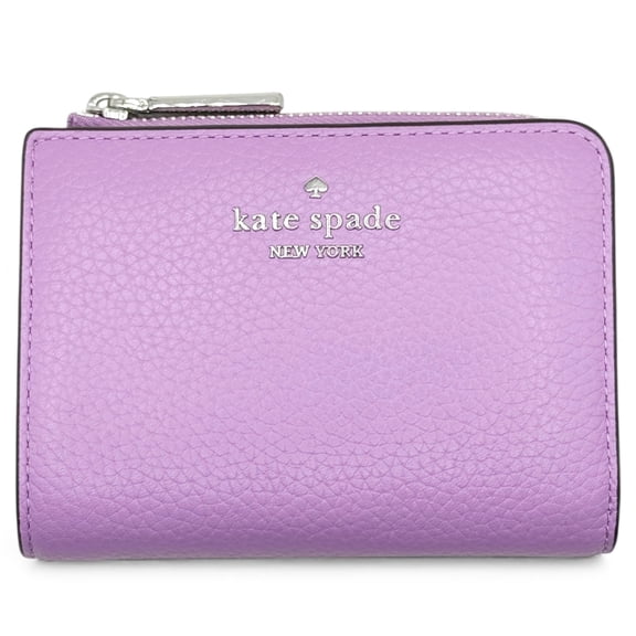 Kate Spade New York Women's Lena Small L Zip Leather Wallet (Wisteria)