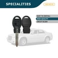 thumbnail image 2 of AKS KEYS New Transponder Key Shell Case POD Y170 Fit For Chrys Uncut Blade Y159, 2 of 4