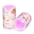 thumbnail image 7 of Yayeee Flameless Candles with Remote Flickering Battery Operated Multi Color Changing, Beige Fall Pumpkin, 7 of 7