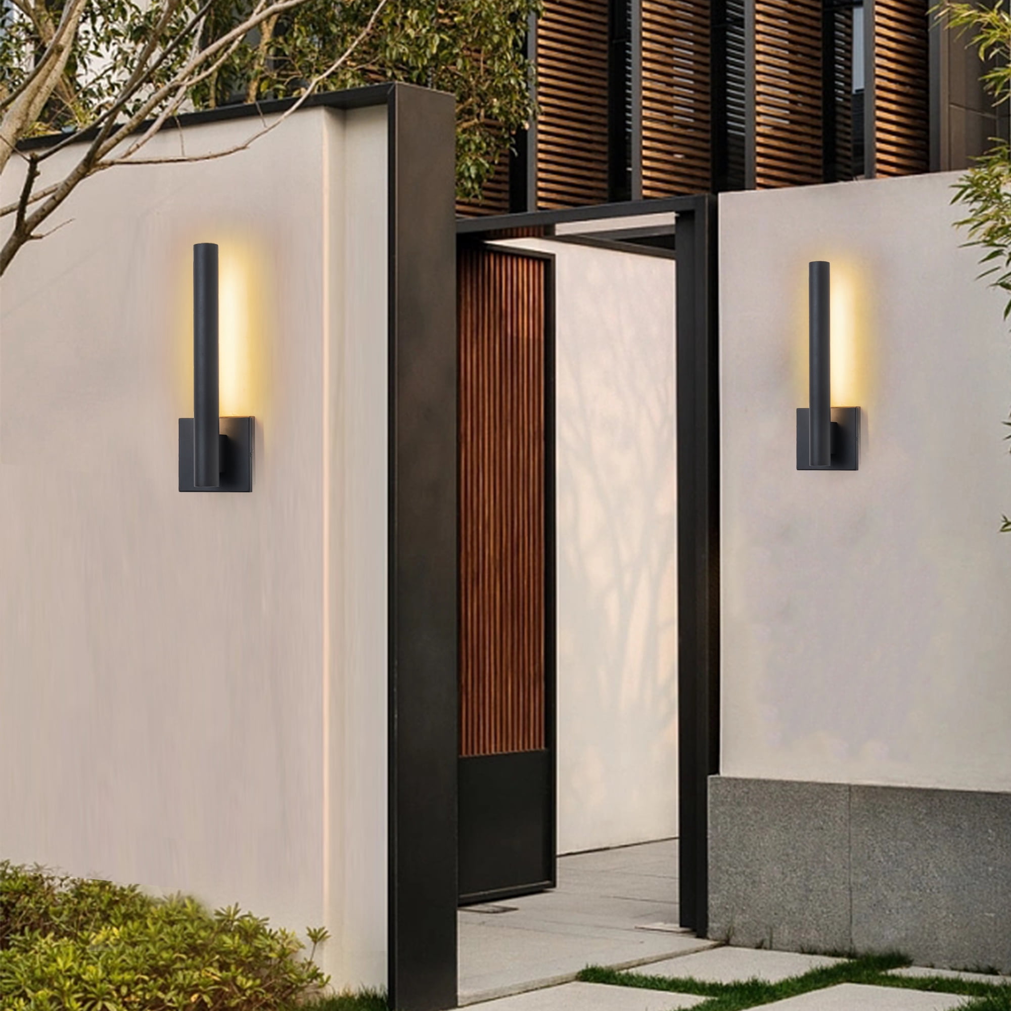 15.25 inch Modern Outdoor led wall sconce 3000K