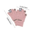 thumbnail image 3 of Nkmbld Winter Thermal Gloves for Men Women, Cute Pandas Fleece-Lined Thick Gloves Winter Warm Gloves Windproof and Cold-Resistance Touchscreen Gloves, 3 of 8