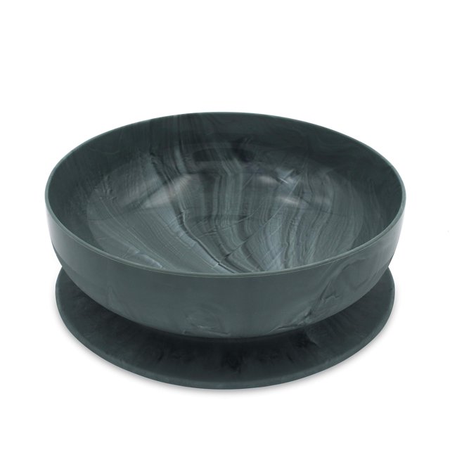 Cuencos de succión de silicona ChooMee | Succión extrafuerte con recipiente firme | Ideal para alimentación dirigida por bebés y niños pequeños | Grande 1 CT