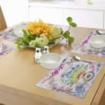 thumbnail image 4 of Ambesonne Thanksgiving Place Mats Set of 4, Tropical Turkey, Standard Size, Multicolor, 4 of 6