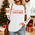 thumbnail image 5 of Christmas Sweatshirt for Women Christmas Sweater Cute Long Sleeve Crewneck Pullover Tops for Fall Winter Outfits, 5 of 7