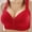 Red, variant on Snoarin Plus Size Bras for Women Wire Free Comfortable Push Up Bra Underwear Onepiece Bra Everyday Underwear Bras M-4XL