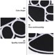 thumbnail image 3 of Nestingho 15Ud Parches Para Ropa De Huella De Con Simple Para Reparar Y Decorar, 3 of 8
