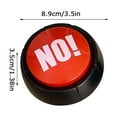 thumbnail image 2 of Yes Button or No Button with Sound, Answer Buzzers Set of 1 Buzzers for Game Show, Yes No Button, Gag Gifts, 2 of 7