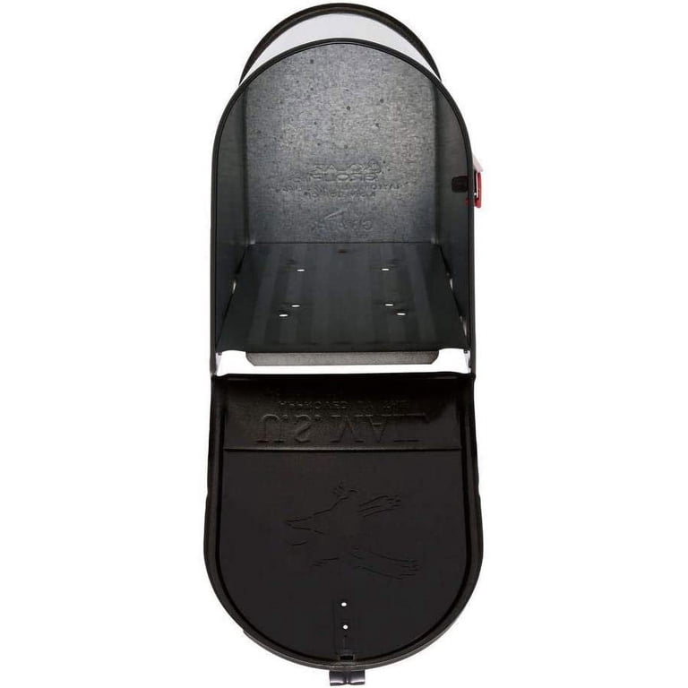Solar Group, Locking Rural 2-Slot Mailbox, E16B, Black - Walmart.com
