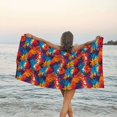 thumbnail image 5 of KLL Colorful Hawaii Palms Microfiber Beach Towel Fast Drying,Extra Large 27.5"x55" Sand Free Beach Towel Super Lightweight Towels, 5 of 5