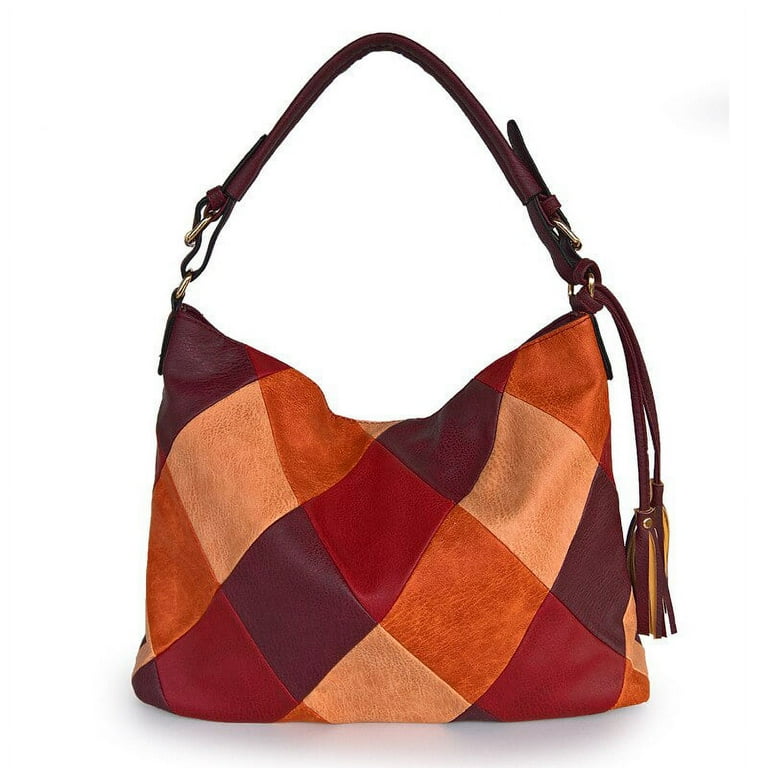 Patchwork leather handbags online