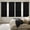 Black, variant on Blackout Curtains 4 Panels Sets Black 63 Inch Length, Top and Bottom Rod Pocket Room Darkening Curtains for Bedroom Windows, 4 Pack Solid Thermal Insulated Light Blocking Curtain Drapes