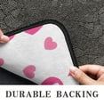 thumbnail image 6 of Pink Breast Cancer Door Rugs,Washable Non Slip Door Mats Indoor,Decorative Door Mats,Entry Mat Indoor for Entrance,Bedroom,Kitchen,Bathroom,30"x17", 6 of 6