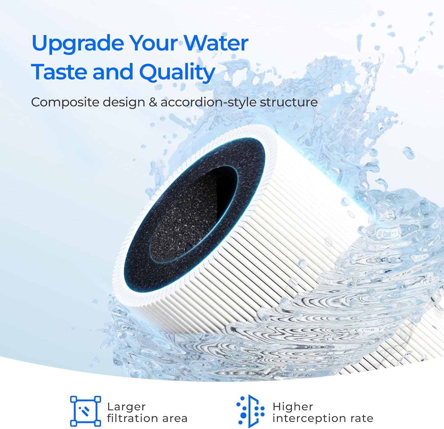Waterdrop X8 Reverse Osmosis System, 800 GPD Tankless Reverse Osmosis Water Filter, 9-Stage Filtration Undersink RO Water Filtration System, 2:1 Pure to Drain, Smart Faucet, Reduce PFAS,with WD-F2