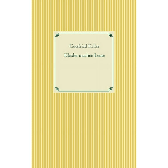 Kleider machen Leute, (Paperback)