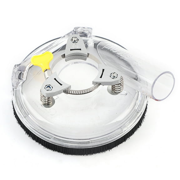 Dust Shroud, Plastic Angle Grinder Dust Cover, 3.5cm Connector Dia. Fits 4" Or 5" Grinder Fits 4" Or 5" Polisher