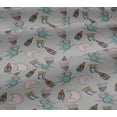 thumbnail image 4 of oneOone Cotton Jersey Light Gray Fabric Baby Feeder|Moon & Cartoon Sheep Kids Quilting Supplies Print Sewing Fabric By The Yard 58 Inch Wide, 4 of 4