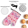 thumbnail image 4 of Oven Mitts and Pot Holders 4 Piece, Multicolor Cow Print High Heat Slip Resistant Oven Mitt and Trivets Set Kitchen Oven Glove Pot Holders for Cooking Baking Grilling, 4 of 7