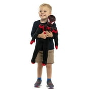 Spider-Man Miles Morales Kids Bedding Plush Cuddle and Decorative Pillow Buddy, Microfiber, Black, Marvel